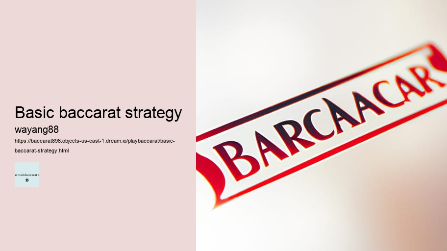 basic baccarat strategy