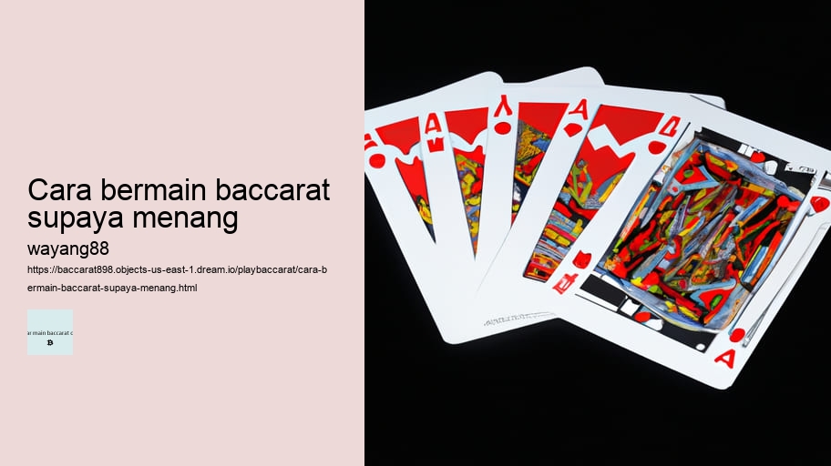 cara bermain baccarat supaya menang