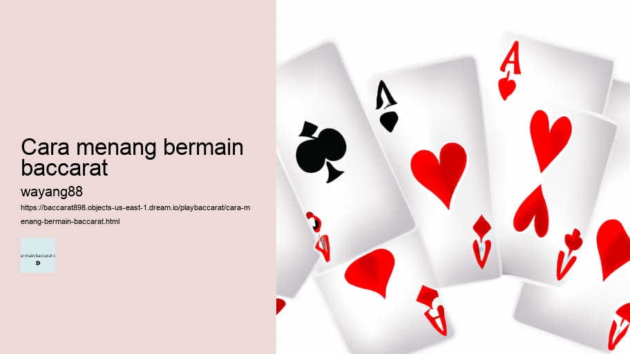 cara menang bermain baccarat