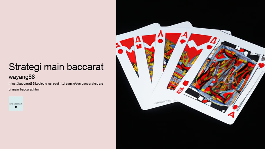 strategi main baccarat